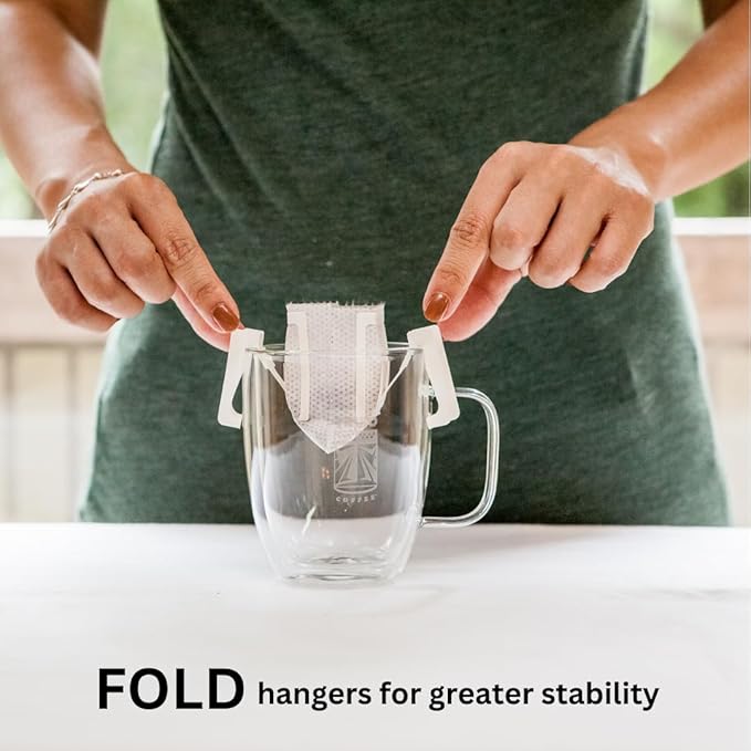 Tribo Coffee Single-Serve Portable Pour Over Drip Coffee - Guatemala Antigua - 10 Servings (Medium Roast)