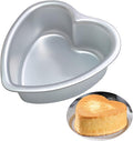 Heart Shaped Cake Pan - 6x3 Inch Aluminum Cake Tin for Weddings, Parties, and Family Occasions Make cake pans for 1-2 servings, heart-shaped small cake pan