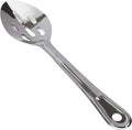 Super Strong, Ergonomic 11 in Serving Spoon 1 Pk. Big, Slotted Stainless Steel Spoons for Cooking, Baking and Basting. Best Kitchen Flatware for Buffet and Banquet Service in Restaurants and Homes