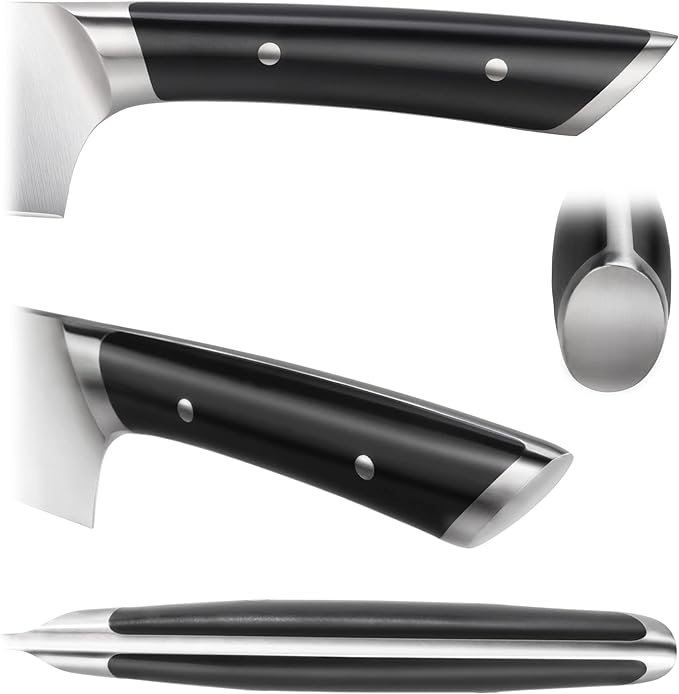 Cangshan HELENA Series German Steel Forged Knife Block Set (8-Piece, Black)