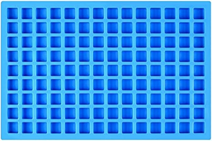 Square Silicone Candy Molds - Mini Silicone Molds for Hard Candy, Chocolate, Gummy, Caramel, Ganache, Ice Cubes (1)