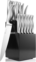 15-Piece Ultra Sharp Kitchen Knife Set with Wooden Block