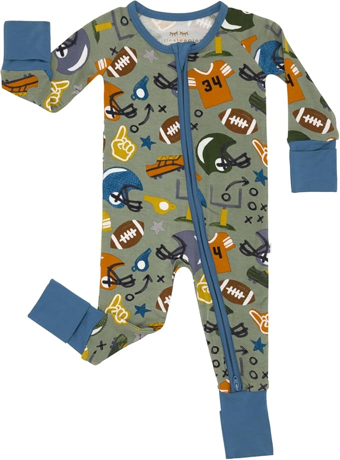 Little Sleepies Pajamas for Baby Boys & Girls, Viscose from Bamboo Baby Pajamas, Preemie & Newborn Sleepers, 2-Way Zipper PJs