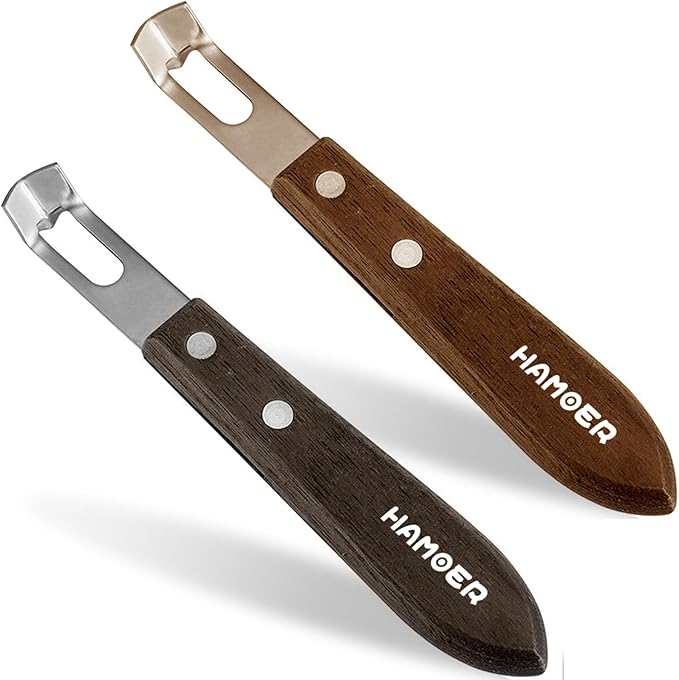 Channel Knife Zester - Fruit and Vegetable Tool for Decorating Cocktails, Desserts, and Salads Stainless Steel Tip 2 PACK