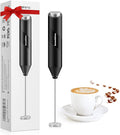 Bonsenkitchen Electric Milk Frother Handheld, Portable Whisk Milk Foam Maker, Drink Mixer for Coffee, Matcha, Electric Stirrer Coffee Mixer, Battery Operated(Not Included)
