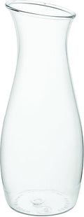 Carlisle FoodService Products 7090307 Cascata Carafe Juice Jar Beverage Decanter Only, Plastic, 1.5 L, Clear (Pack of 12)
