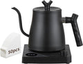 Water Kettle Electric,Gooseneck Electric Kettle with 50pcs Coffee Filter,±1℉ Temperature Control, Fast Heating, Stainless Steel Interior, Ideal for Precise Pour-Over Coffee and Tea