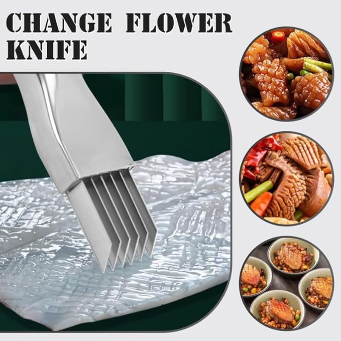 2024 New Shred Silk The Knife, Stainless Steel Chopped Green Onion Knife, Kitchen Vegetable Cutter Sharp Scallion Shredding Cutter Shred Knife Household Multifunctional Food Slicer Gadget