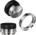 MATOW 2 in 1 Design Gravity Distributor and Magnetic Dosing Funnel Combo, 53.3mm Adaptive Espresso Distributor and 54mm Stainless Steel Dosing Ring Set Compatible with Breville 54mm Portafilter
