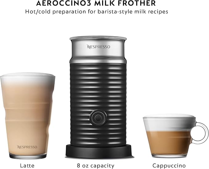 Nespresso Vertuo Pop+ Deluxe by De'Longhi with Aeroccino, Silver