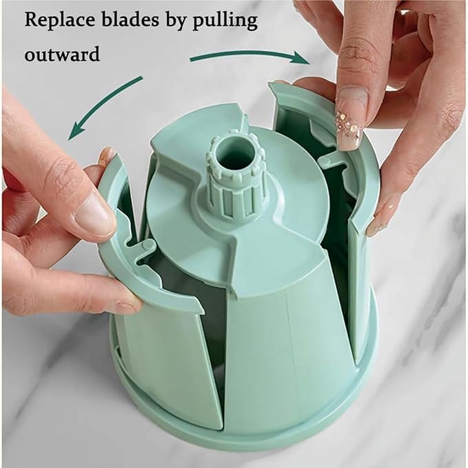 5 in 1 Food Chopper, Multifunction 5 in 1 Chopper Vegetable Cutter Slicer, 5 in 1 Rotary Cheese Grater Vegetable Slicer,Easy to Clean Kitchen Gadgets with Storage Box