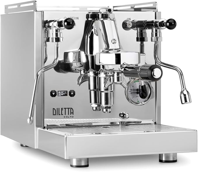 Diletta Alto Espresso Machine | Dual Boiler | PID | Shot Timer | Adjustable OPV | (Stainless Steel)