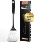 Stainless Steel Spatula Set, 1PC Heavy Duty Turner/Metal Spatula, High Heat Resistant Kitchen Cooking Utensils, Ideal Cookware for Frying Steak, Fish, Eggs or Pancakes