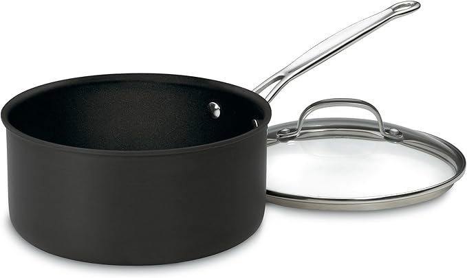 Cuisinart 6194-20 Chef's Classic 4-Quart Nonstick-Hard-Anodized, Saucepan w/Cover