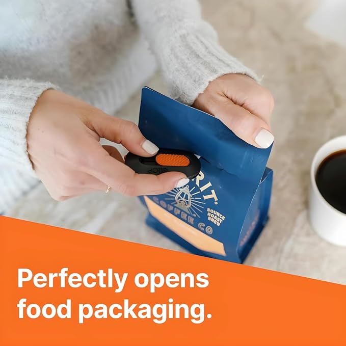 Slice Mini Box Cutter | Manual Retracting | Safe Ceramic Box Cutter Lasting 11x Longer than Metal | Keychain Box Opener | 2 Pack