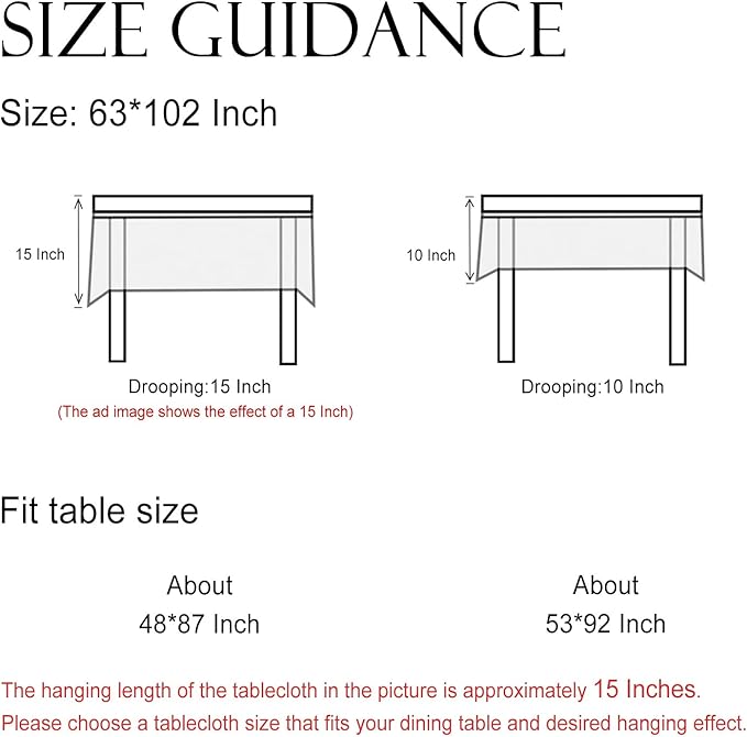 ISAENNE Designer Bohemian Floral Long Rectangle Table Cloth,Linen Colorful Tablecloth,Wrinkle Resistant Decor Tablecloths for Dining Thanksgiving Kitchen Party Christmas,63"*102"-Estevan B