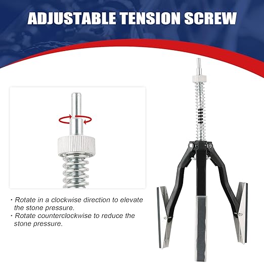 Engine Cylinder Hone Adjustable Deglazer Set for Grinding Holes from 2" to 7" in Diameter, Adjustable Brake Piston Honing Tools with Extra 3-Piece 4" Long Stones 220 Grit (4")