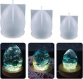 3 Pack Egg & Animal Shaped Resin & Silicone Molds - 3D Candle & Soap Mold Set for Table Decoration