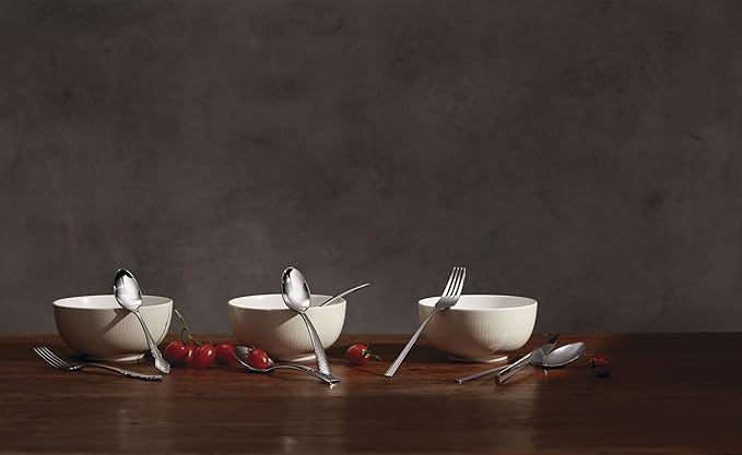Oneida 2766020AL20 Dover 20-Piece Fine Flatware Set, Service For 4, Mirror Finish