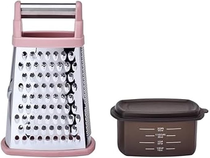 KitchenAid Gourmet Box Grater, Dried Rose, 10 Inch