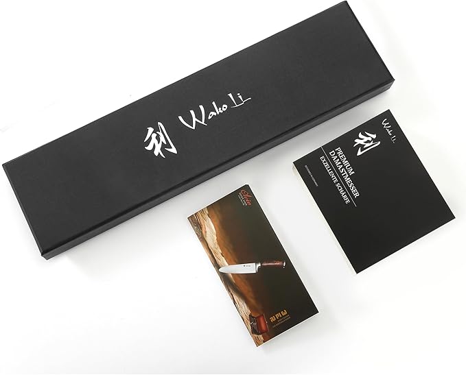 Wakoli NIT Nakiri Knife – 6.7-Inch Professional Damascus Vegetable Knife | 67-Layer VG10 Core Steel Blade | Ergonomic G10 Handle | High-Performance Kitchen Knife in Gift Box