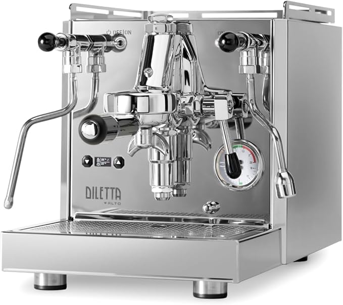 Diletta Alto Espresso Machine | Dual Boiler | PID | Shot Timer | Adjustable OPV | (Stainless Steel)