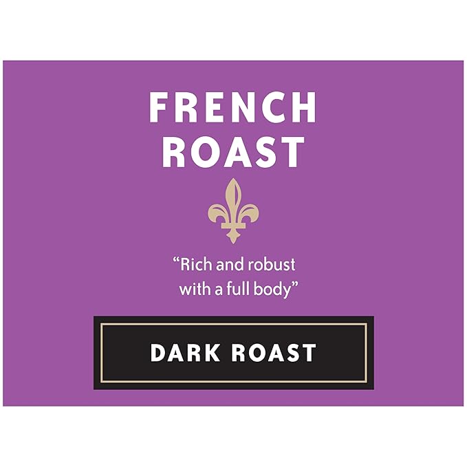 Community Coffee French Roast 72 Count Coffee Pods, Extra Dark Roast, Compatible with Keurig 2.0 K-Cup Brewers, 12 Count (Pack of 6)