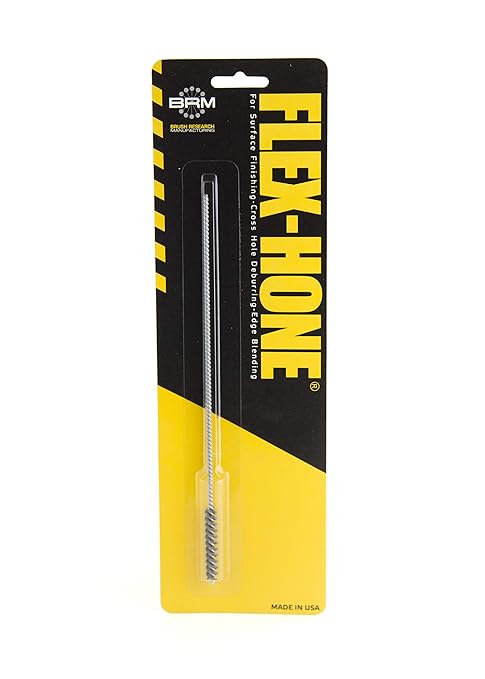 Brush Research BC64M32 FLEX-HONE®, 1/4" (6.4mm) Diameter, 320 Grit, Silicon Carbide, For Mild Steel, Stainless Steel, Cast Iron and Softer Ferrous Materials