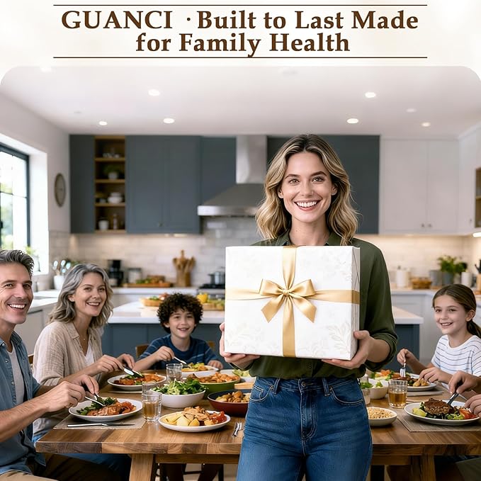 GUANCI Cutting Board for Kitchen, Stainless Steel Cutting Board Double Sided for Chopping Meat/Vegetables, Stainless Steel/Wheat Straw PP, Kitchen Gifts Easy to Clean Large 16”×11”