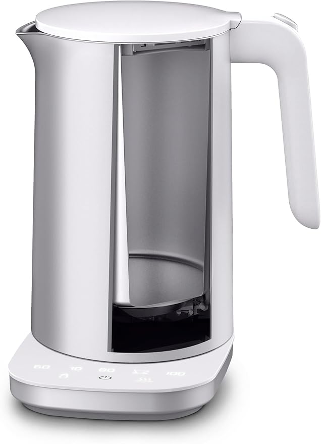 ZWILLING Enfinigy 1.5-Liter Cool Touch Stainless Steel Electric Kettle Pro, Tea Kettle, Silver