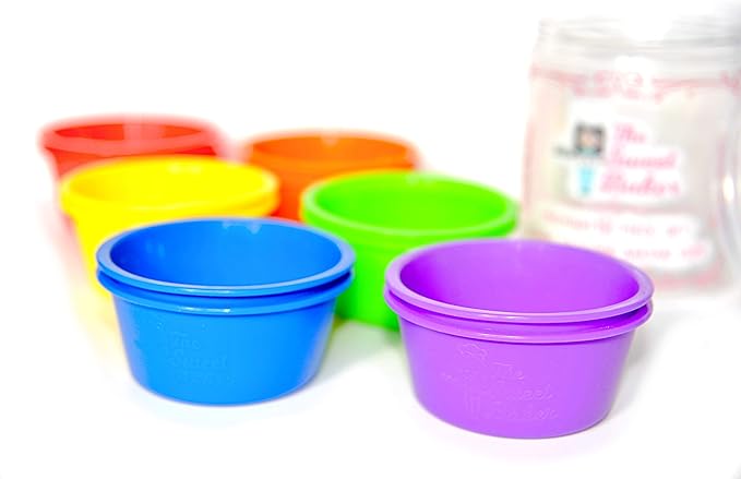 | Professional Jumbo Silicone Baking Cups | Premium 12 Piece Set | Reusable Cupcake Muffin Pans | BPA Free