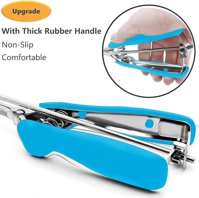 Ice Cream Scoop, Cookie Scoop, 3 Tbsp/ 45 ml/ 1.5 oz Cookie Scoops for Baking, 18/8 Stainless Steel Cookie Scooper for Baking, Ice Cream Scooper with Trigger Release, Cookie Dough Scoop (Blue)