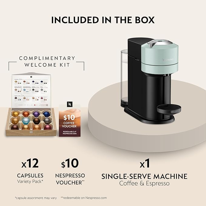 Nespresso Vertuo Next Coffee and Espresso Maker by De'Longhi