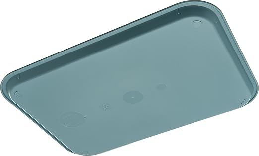 Carlisle FoodService Products Cafe Plastic Fast Food Tray, 12" x 16", Slate