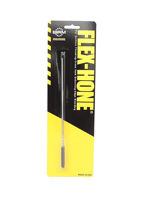 Brush Research BC64M24 FLEX-HONE®, 1/4" (6.4mm) Diameter, 240 Grit, Silicon Carbide, For Mild Steel, Stainless Steel, Cast Iron and Softer Ferrous Materials