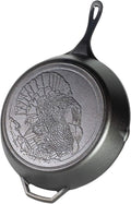 Lodge Wildlife 13.25 in Cast Iron Skillet with Turkey Scene