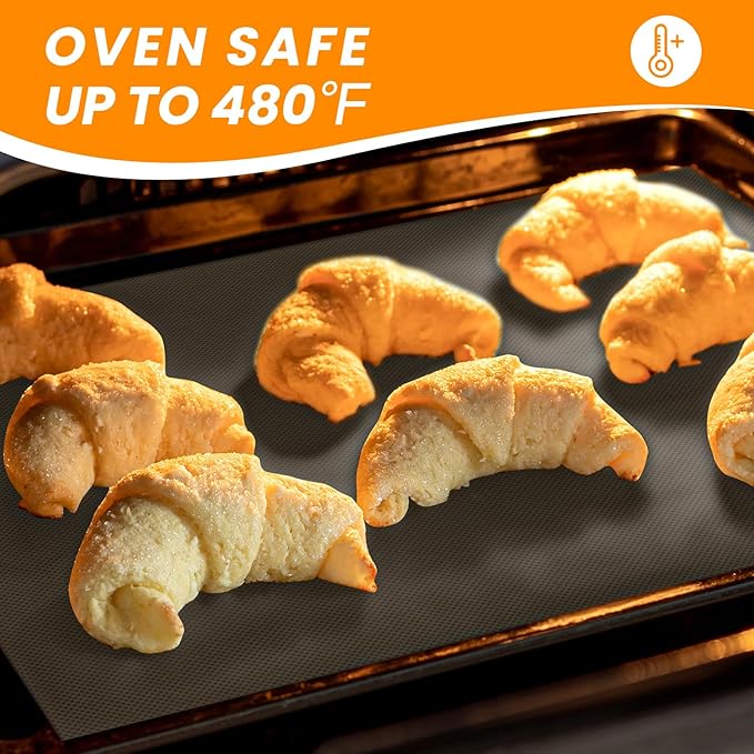 Silicone Baking Mat Roll- Cut To Size Silicone Mat - Reusable Baking Mat, Silicone Pastry Mats for Rolling Dough, Non Stick Food Grade Silicone Sub Mat Roll, Kitchen Counter Mat