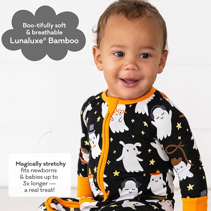 Little Sleepies Pajamas for Baby Boys & Girls, Viscose from Bamboo Baby Pajamas, Preemie & Newborn Sleepers, 2-Way Zipper PJs