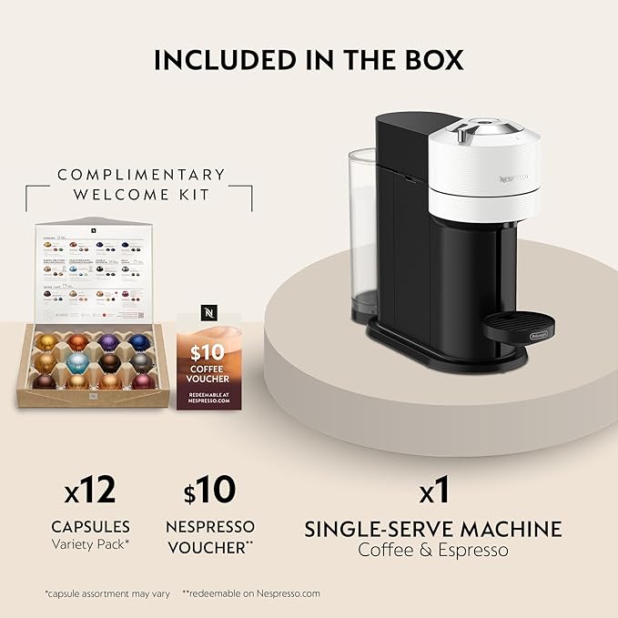 Nespresso Vertuo Next Coffee and Espresso Maker by De'Longhi