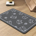 Pet Feeding Mat-Absorbent Dog Mat for Food and Water Bowl-No Stains Quick Dry Water Dispenser Mat-Dog Accessories Pet Supplies-Bowl for Messy Drinkers（Cats,16"x24"