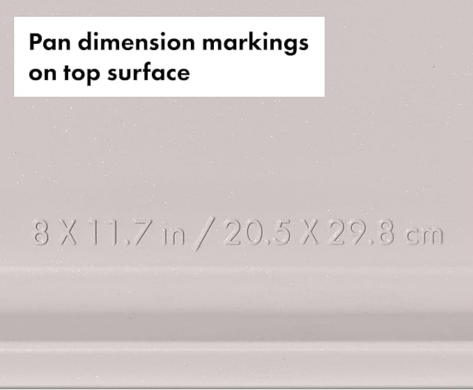 OXO Good Grips Non-Stick Pro Ceramic Coated Metal Bakeware Quarter Sheet Pan – Biscuit
