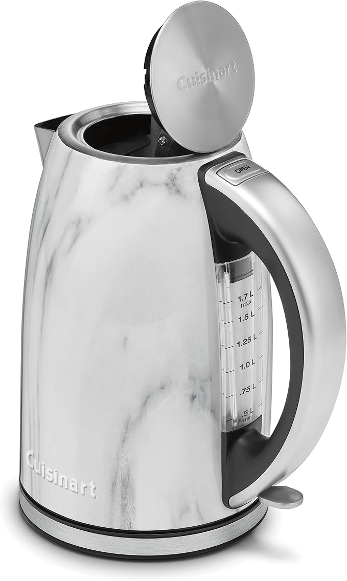 Cuisinart Electric Cordless 1.7-Liter Tea Kettle, Marble, JK17-MTG