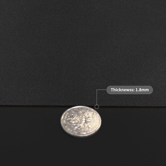 Dresser Protector - 12x86 Inch Waterproof Easy to Clean Can Conceal Flaws Protector The Table Top from Scratches Used for Coffee Table Dresser(Black+Black 12x86)