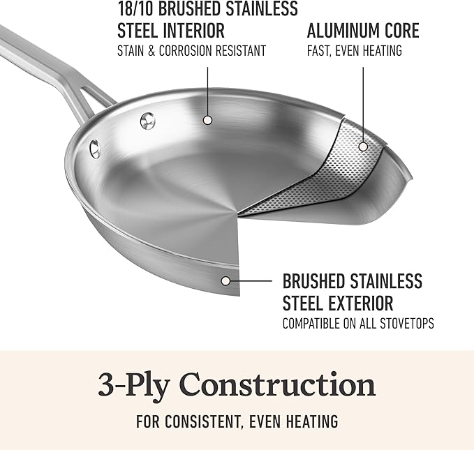 Calphalon Stainless Steel 6-Qt Stock Pot with Lid