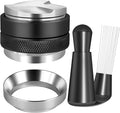 58mm Espresso Accessories Kit, Coffee Distributor and Tamper Leveler, WDT Tool and Dosing Funnel Set Fits 58 mm Espresso Machines and Portafilters