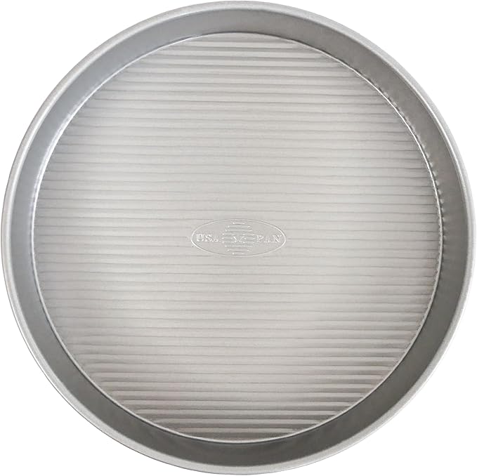 USA Pan Bakeware Nonstick Round Cake Pan, 10-Inch, Aluminized Steel