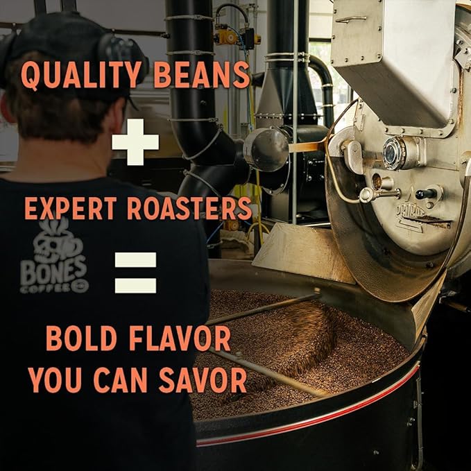 Bones Coffee Company Holiday Favorites Bundle, 5 Assorted Flavored Coffee Low Acid Medium Roast Arabica Beans Specialty Coffee Gifts, Auto Drip and French Press Compatible, 4 oz Pack of 5 Whole Bean