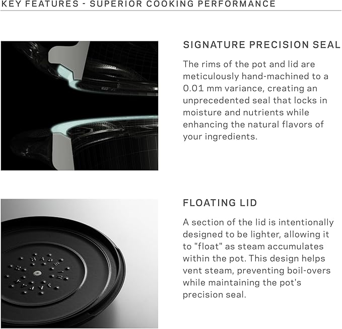 Vermicular Oven Pot 2.0 | Lightweight Enameled Cast Iron Pot | 14cm (1 Qt) | Non-Toxic | Induction-compatible | Dutch Oven | Made in Japan | Oyster Gray