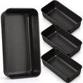 LIANYU 4 Pack Nonstick Loaf Bread Pan for Baking, 9x5 Inch Bread Loaf Baking Pan, Stainless Steel Meatloaf Pan Tin for Homemade, Dishwasher Safe