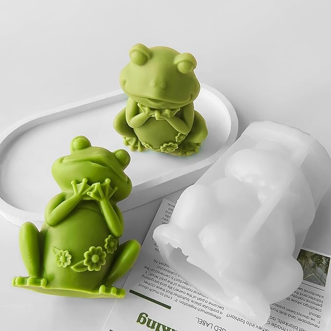 Frog Resin Mold - Animal Resin Casting Mold for Jewelry & Candle Making